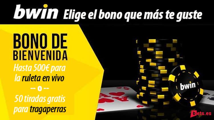 Tiradas y bonos en bwin