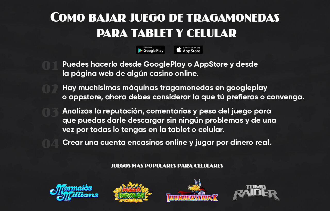 Cómo bajar juego de tragamonedas para tablet y celular