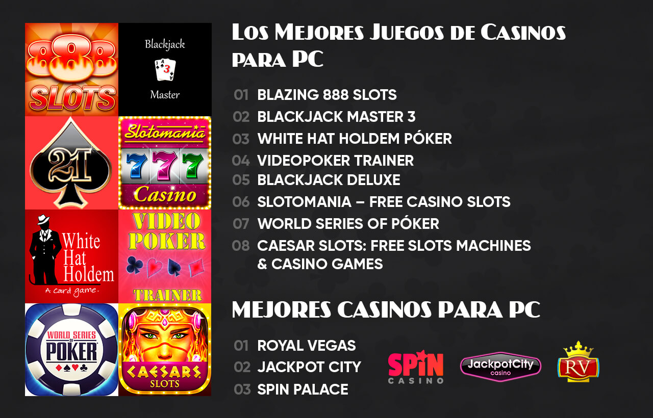 Los Mejores Juegos de Casinos para PC