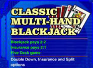 classic multihand blackjack